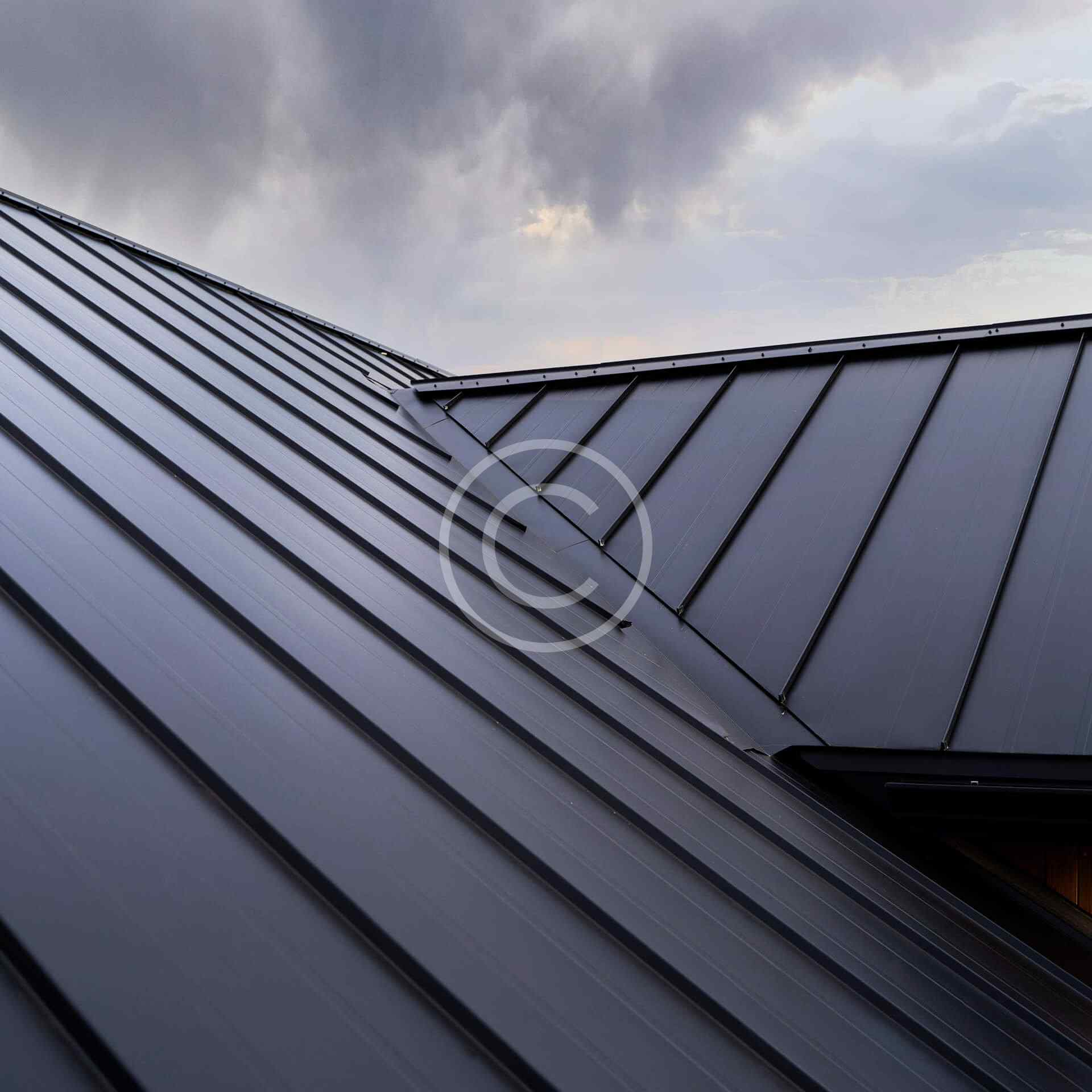 Metal roof texture